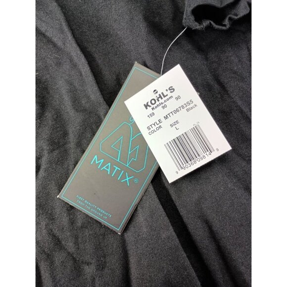 Matix Essential Black Short Sleeve T-Shirt Men's Sz.L Black - Picture 6 of 6